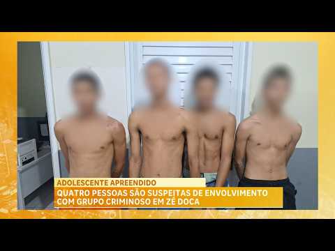 Quatro pessoas são suspeitas de envolvimento com grupo criminoso, em Zé Doca