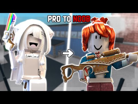 Playing MM2 as a TRYHARD LOW LEVEL BACON