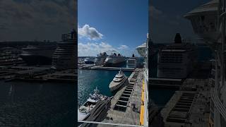 Nassau Bahamas Port. #cruise #symphonyoftheseas #travel #shortsfeed #shorts #fun