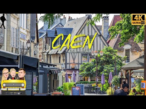 Caen 🇫🇷 France Walking Tour