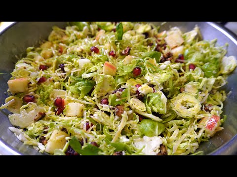 Shaved Brussels Sprout Salad - Perfect for a Holiday Table