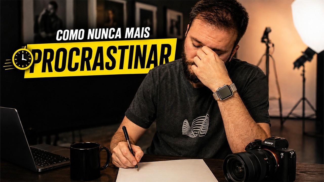 Como nunca mais PROCRASTINAR ações estratégicas no seu NEGÓCIO DE FOTOGRAFIA?