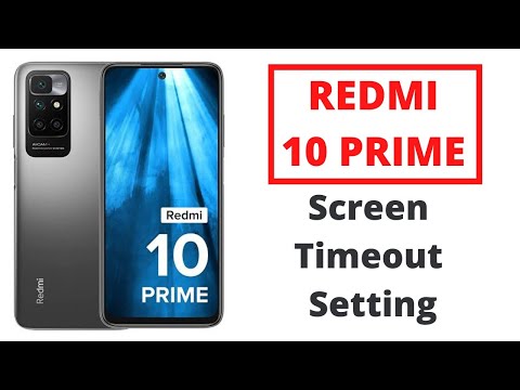 How to Set Screen Timeout in Redmi 10 Prime | Screen Timeout Setting