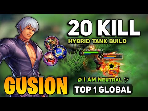 New Meta Gusion HYBRID TANK Build [ Top 1 Global Gusion Best Build ] By ø I AM Neutral ツ - MLBB