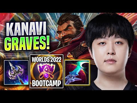 KANAVI IS A MONSTER WITH GRAVES! - JDG Kanavi Plays Graves JUNGLE vs Bel'veth! | Bootcamp 2022