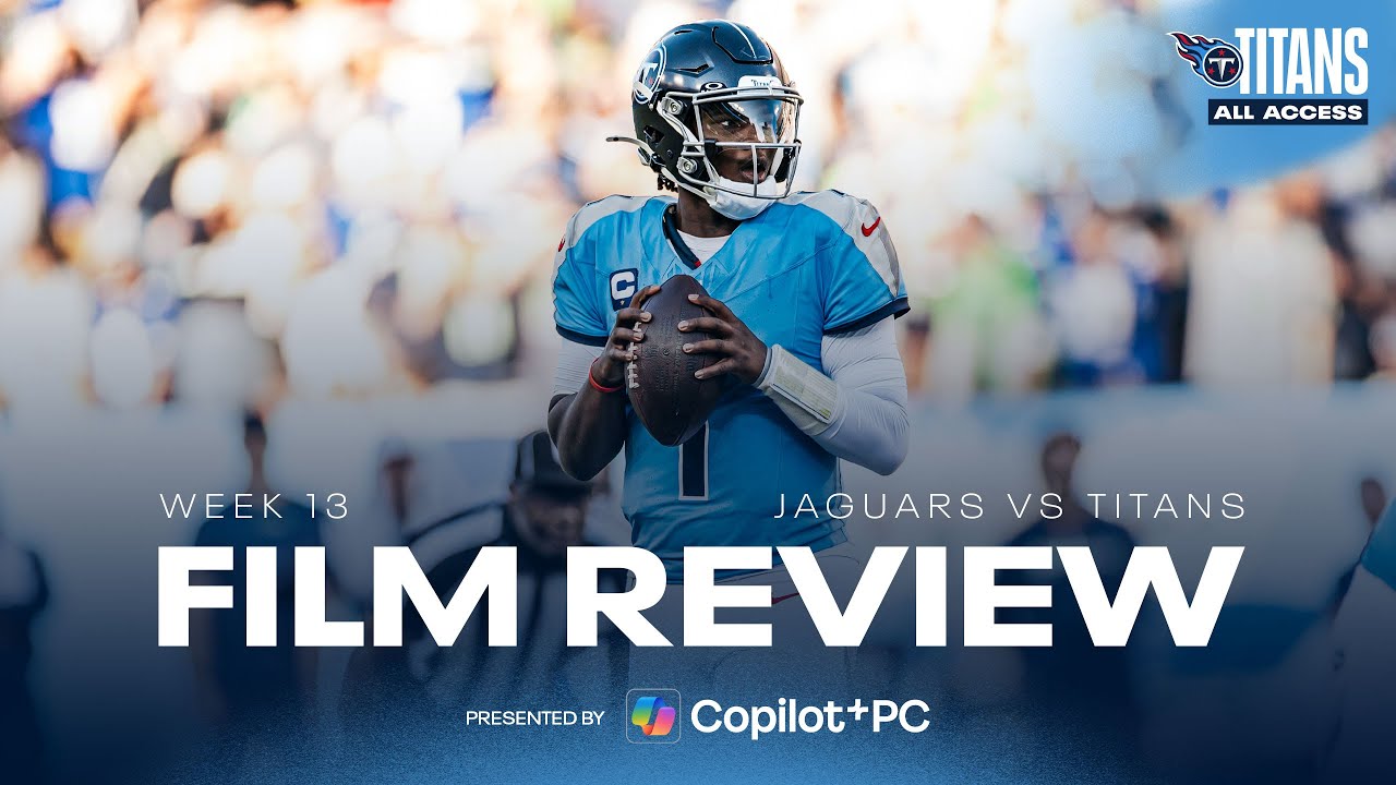 Cam Ward x2 Titans Touchdowns | Film Review presented by Copilot + PC