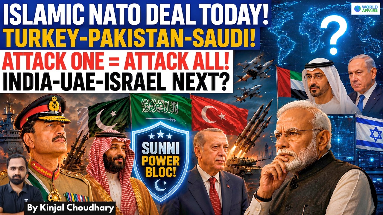 Saudi, Pakistan & Turkey To Sign ISLAMIC NATO Today! India-Israel-UAE Counter Alliance Next? Kinjal