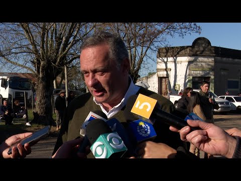 Declaraciones del secretario de Presidencia, Álvaro Delgado, en Merinos, Paysandú