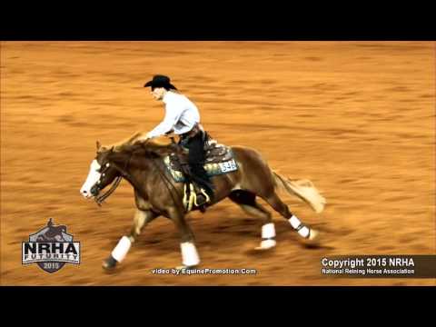 Annies Custom Pistol ridden by Stefano Calcagnini  - 2015 NRHA Futurity (Open Futurity First Go)