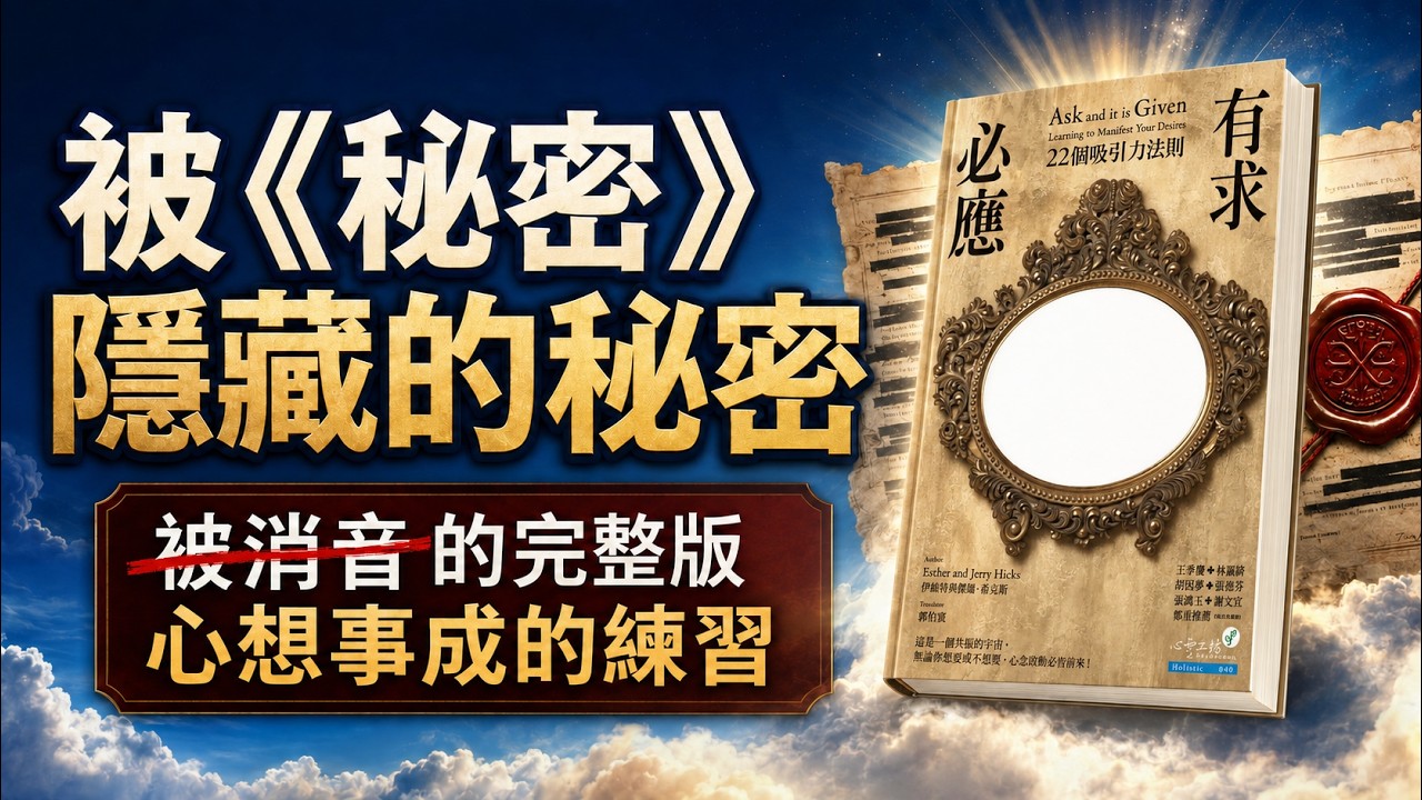她才是《祕密》真正主講人！被刪除的完整版吸引力法則：《有求必應》