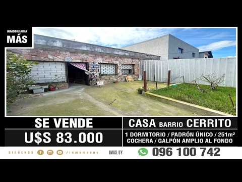 Video de YouTube - Casa + Galpón Venta Cerrito Montevideo iMas.uy LM *