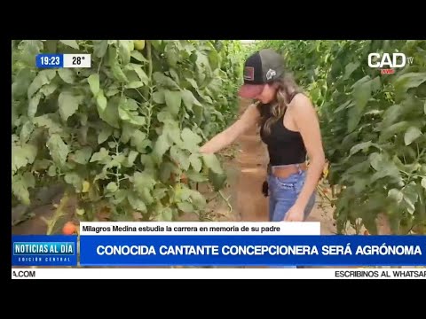 Conocida cantante concepcionera será Agrónoma