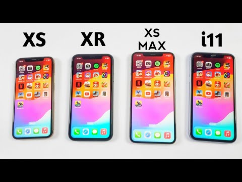 iPhone Xs Vs Xr Vs Xs Max Vs iPhone 11 - iOS 17 SPEED TEST!!