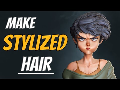 Stylized Hair Creation For Beginners In ZBrush