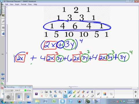 Binomial Expansion of (2x+3y)^4