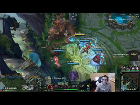 KATARINA - TSM Bjergsen New Year Stream - Best Mid NA LCS - League Of Legends 1/4/2017