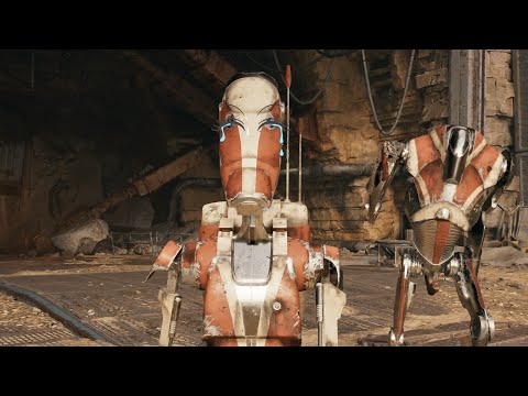 B1 battle droid tells a joke