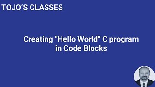 HelloWorld C Program in Code Blocks