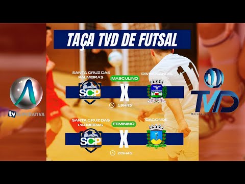 SANTA CRUZ DAS PALMEIRAS x DIVINOLÂNDIA - Campeonato Regional de Futsal Masculino