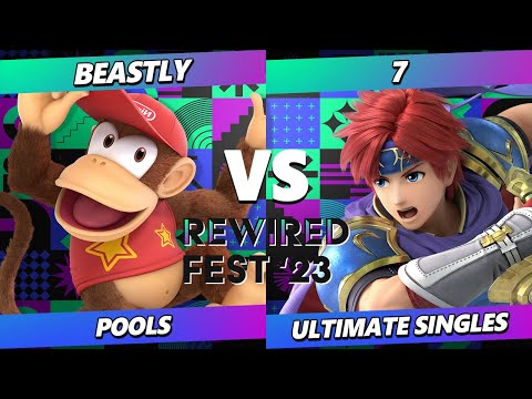 ReWired Fest 2023 - Beastly (Diddy Kong) Vs. 7 (Roy) Smash Ultimate - SSBU