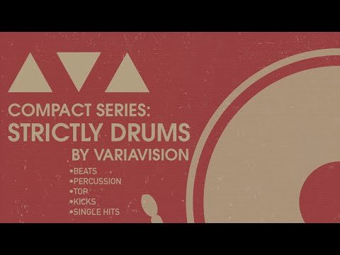 Disco House and Techno Drum Samples - Strictly Drums by Variavision