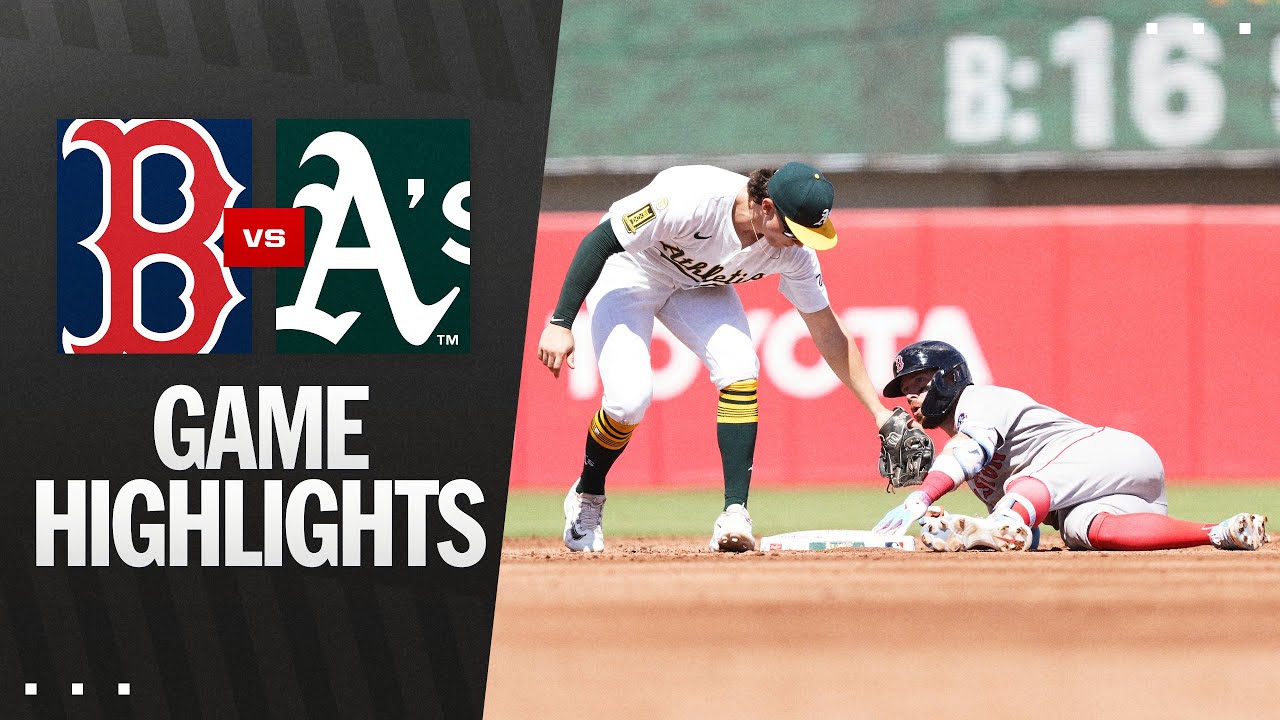 Red Sox vs. A's Game Highlights (9/10/25) | MLB Highlights