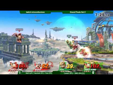Construct 60 - MuKLyFe Marshall+Fons vs Comet+DRO - Smash 4 Doubles GF