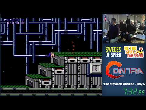 RetroSpelsMässan 2019 Speedruns - Contra by The Mexican Runner