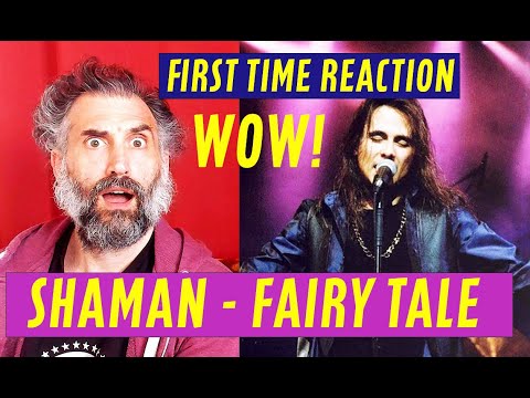 SHAMAN - Fairy Tale - Italian singer first time reaction