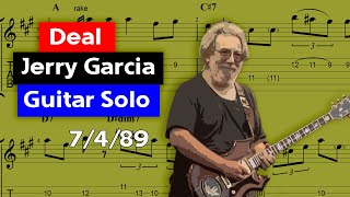 Deal - Jerry Garcia Solo 7/4/89 (Lesson)
