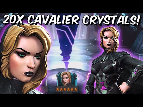 20x 6 Star Black Widow Claire Voyant Cavalier Crystal Opening! - Marvel Contest of Champions