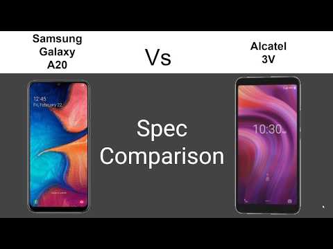 Samsung Galaxy A20 vs Alcatel 3V Spec Comparison