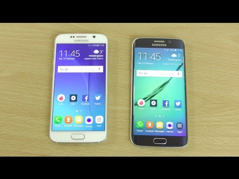 Samsung Galaxy S6 Android 6.0 Marshmallow VS S6 Edge 5.1.1 lollipop - Speed Comparison!