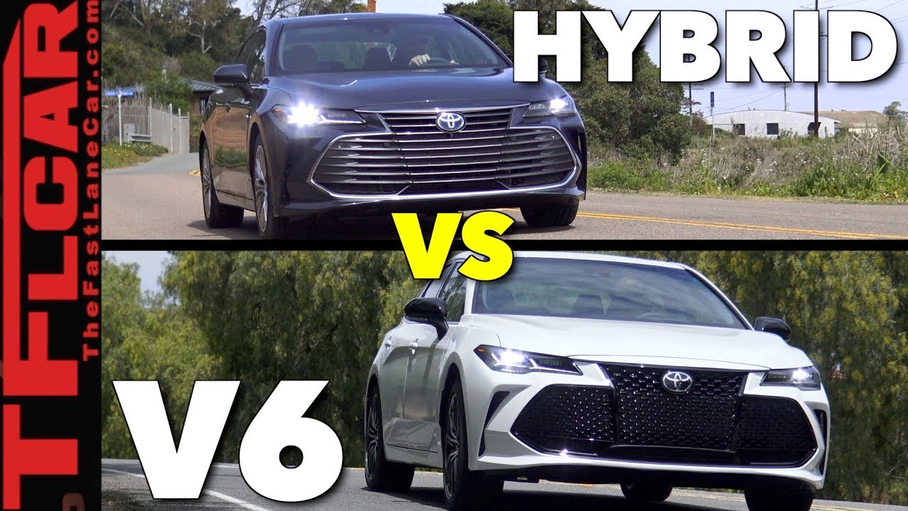 Which is Better? 2019 Toyota Avalon Hybrid or V6 First Drive ...