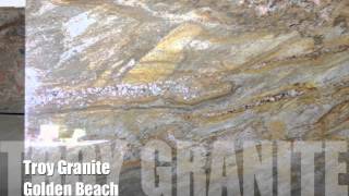 preview picture of video 'Golden Beach Granite Countertop by Troy Granite'