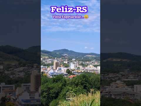 Vista Espetacular de Feliz-RS no Vale da Felicidade #sul #serragaucha #valedocai #tirolesa #riocai