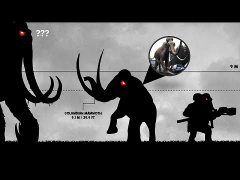 Mammoths & Monster Elephants Size Comparison | Elephants Size Comparison