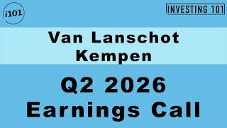 Van Lanschot Kempen Q2 2026 Earnings Call | Net Inflows Drive Private Banking As