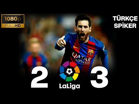 Real Madrid 2-3 Barcelona | TÜRKÇE SPİKER HD • Efsane bir maç...