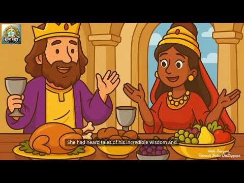 👑 The Queen of Sheba Visits King Solomon | Animated Bible Story for Kids I #biblestoriesforkids