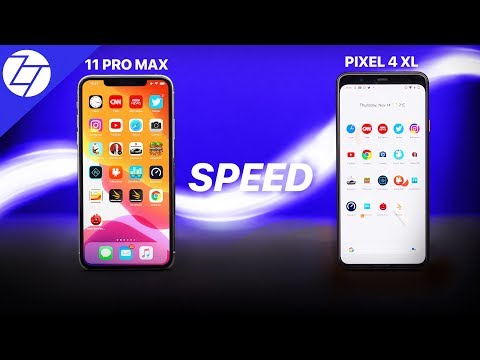 iPhone 11 Pro Max VS Google Pixel 4 XL - The ULTIMATE Speed Test!