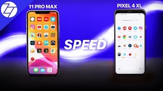 Apple iPhone 11 Pro Max VS Google Pixel 4 XL - The ULTIMATE Speed Test!