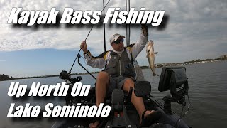 Kayak Bass Fishing up North on Lake Seminole