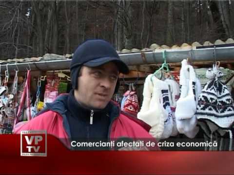 Comercianţi afectaţi de criza economică