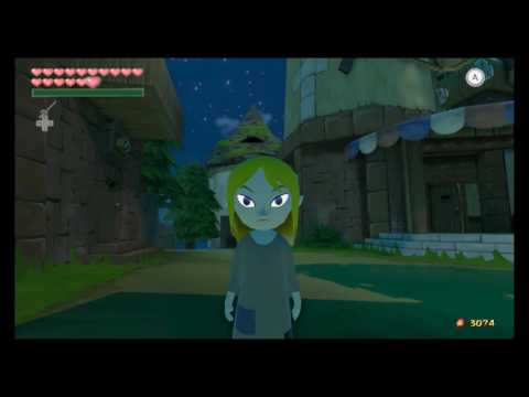 Zelda Wind Waker HD Catching Mila