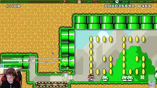 Super Mario Maker - SMW World 1-1 Remake... kappa by Vinzentt
