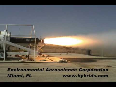 Environmental Aeroscience - 19 inch Nitrous Hybrid Rocket Motor SS1