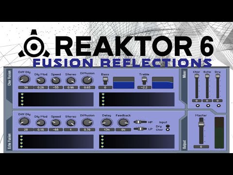 USING REAKTOR 6 FOR GUITAR FX! PT 4 - FUSION REFLECTIONS - THE BEST 60s-70s SOUNDS EVER!!!
