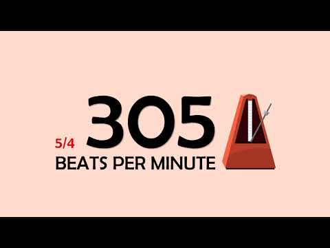 305 BPM 5/4 Metronome
