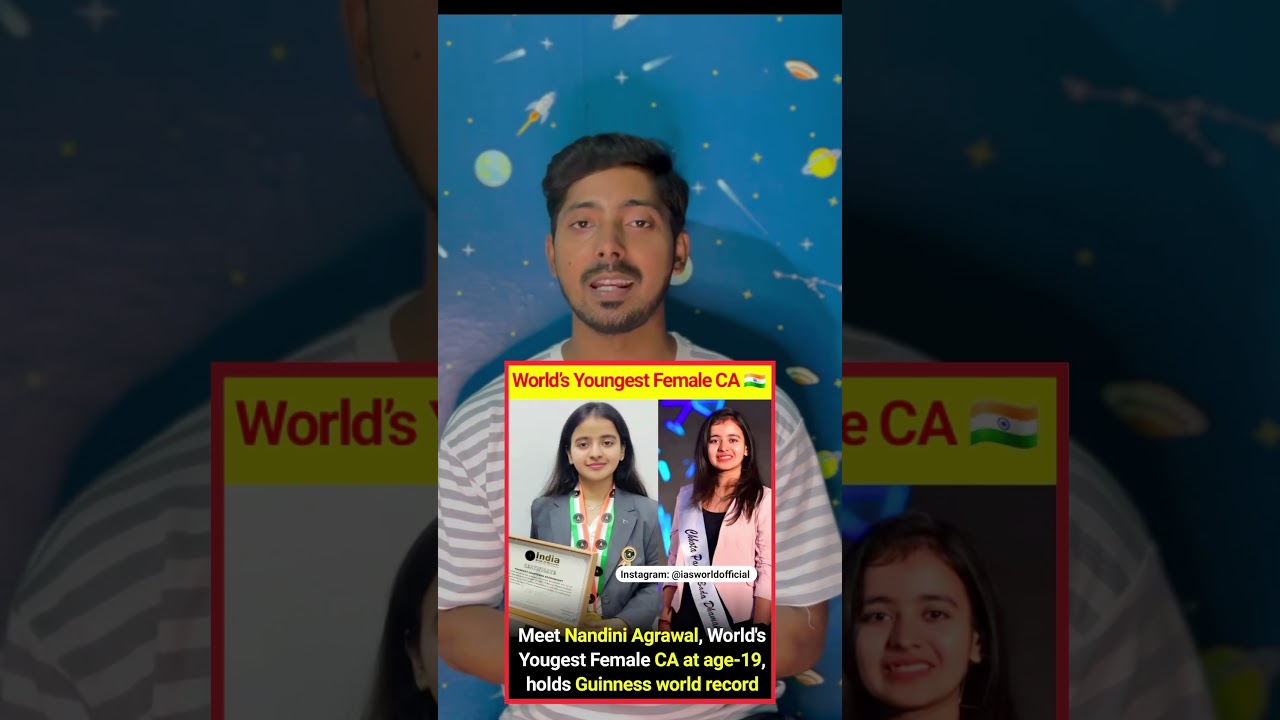 Worlds Yougest CA Nandini Agrawal | how did nandini agarwal became ca at 19